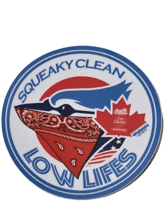 SqueakyClean × LowLifestyles × JunkStyles × USDMJam Japan – Limited Edition Collab Sticker