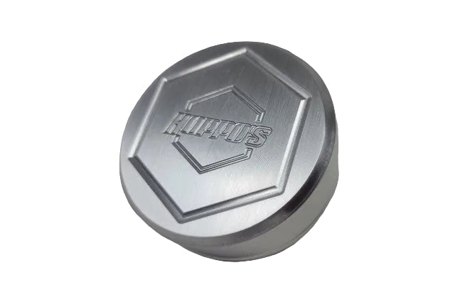 HOPPO'S Billet compressor filter housing - 1/4 npt - Sold Each