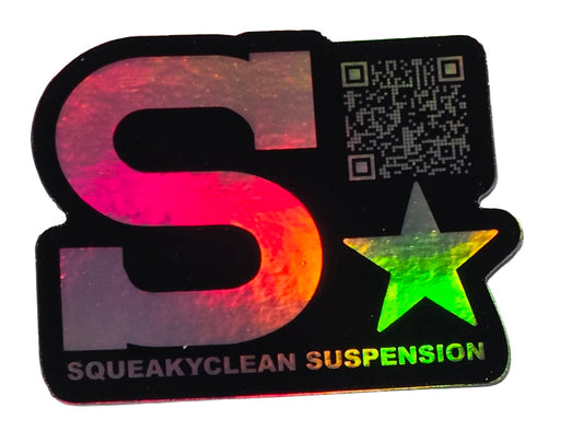 SqueakyClean Suspension – S-Star Holographic QR Sticker