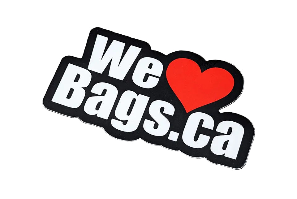 Fresh WeloveBags.ca sticker.  Thats also one of our URL's btw.