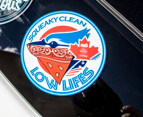 SqueakyClean × LowLifestyles × JunkStyles × USDMJam Japan – Limited Edition Collab Sticker